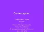 Contraception - slide 1
