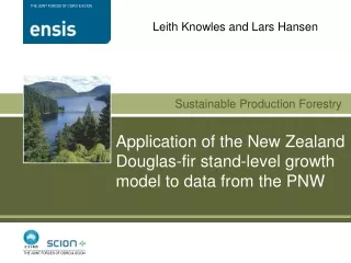 Application of the New Zealand Douglas-fir stand-level growth model to data from the PNW