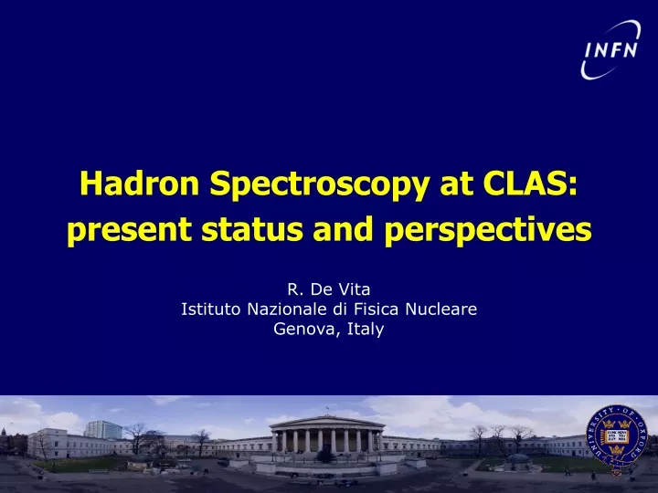 hadron spectroscopy at clas present status and perspectives
