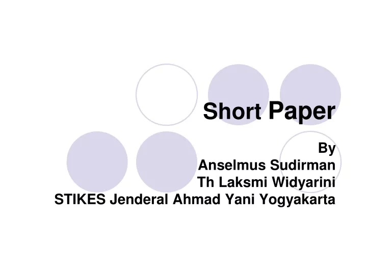 short paper