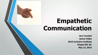 Empathetic Communication