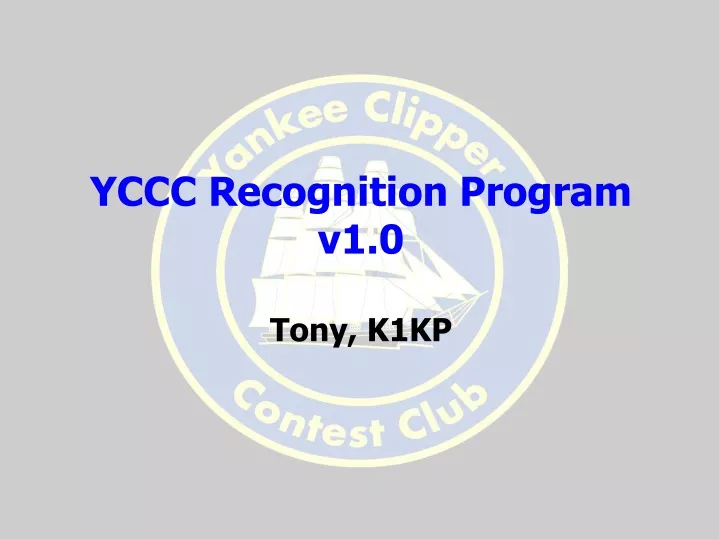 yccc recognition program v1 0 tony k1kp