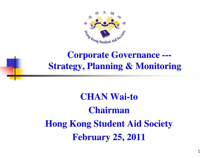 corporate governance strategy planning monitoring