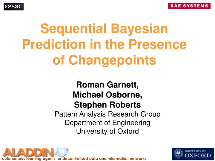 sequential bayesian prediction in the presence