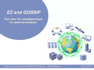 EZ and GOSSIP Two new VO compliant tools  for spectral analysis