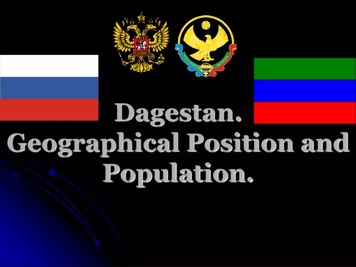 dagestan geographical position and population