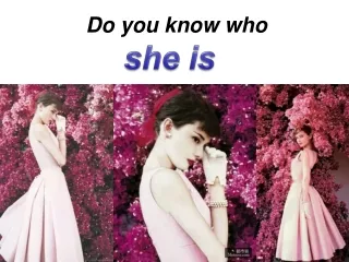 Do you know who