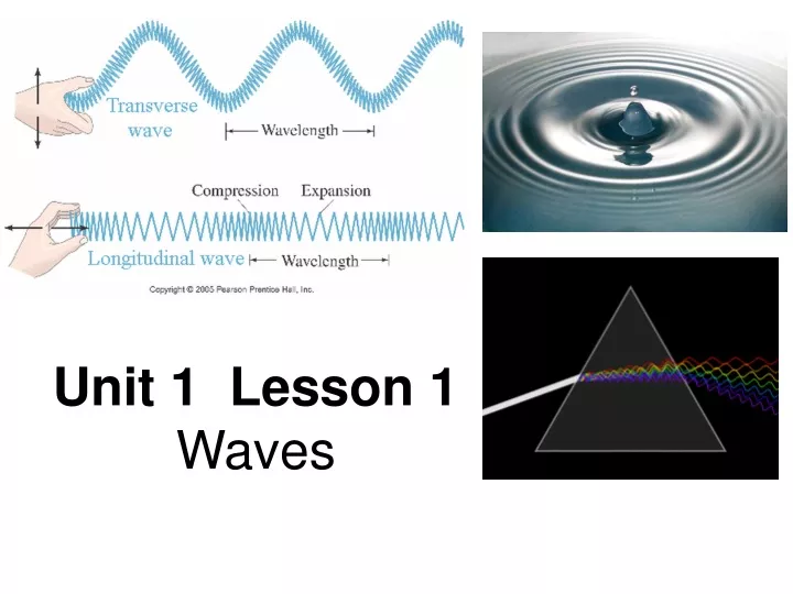 unit 1 lesson 1 waves