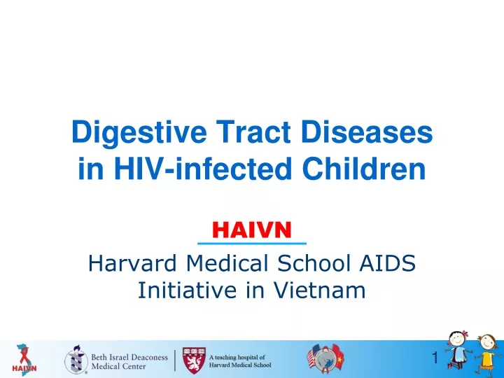 digestive tract diseases in hiv infected children