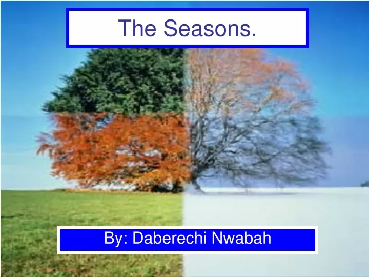 the seasons