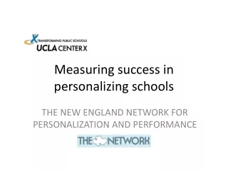 Measuring success in personalizing schools