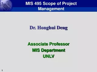 Dr. Honghui Deng