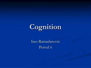 Cognition