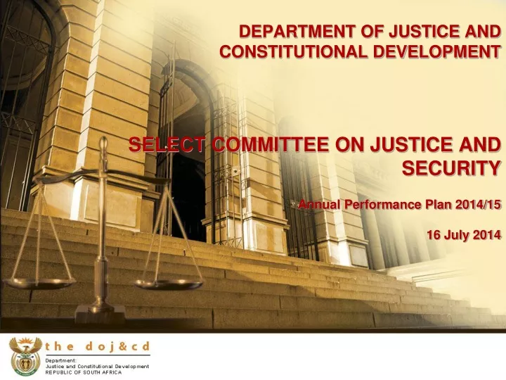 department of justice and constitutional