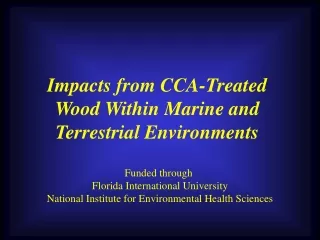 Funded through  Florida International University