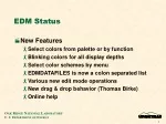EDM Status - slide 1