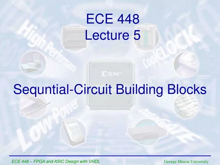 sequntial circuit building blocks