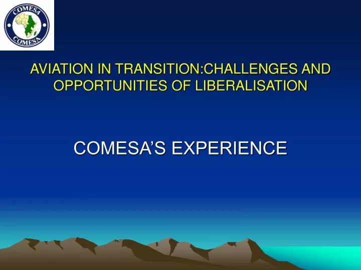 aviation in transition challenges and opportunities of liberalisation