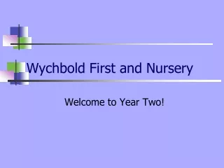 Wychbold First and Nursery