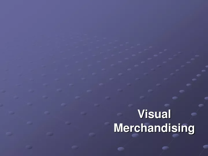 visual merchandising