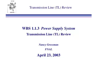 Transmission Line (TL) Review