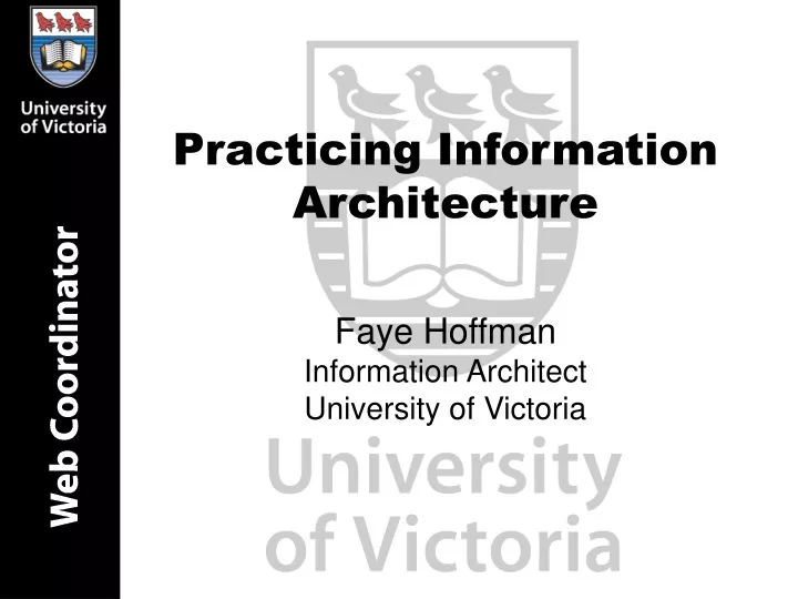 practicing information architecture