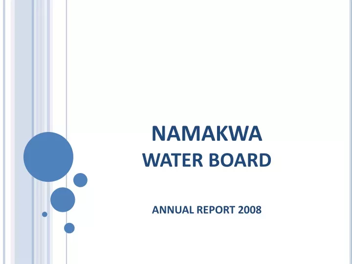 namakwa water board