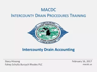 MACDC Intercounty Drain Procedures Training