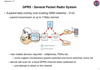 GPRS : General Packet Radio System