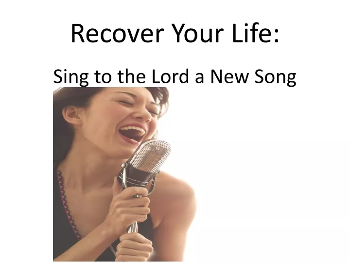 recover your life