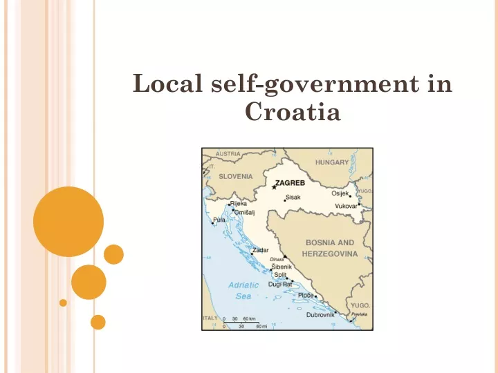 local self government in croatia