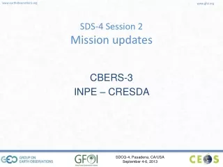 SDS -4  Session  2 Mission  updates