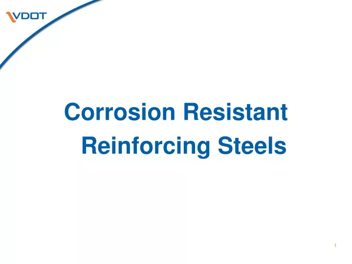 corrosion resistant reinforcing steels
