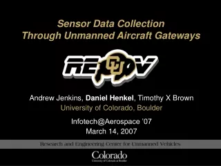 Sensor Data Collection  Through Unmanned Aircraft Gateways