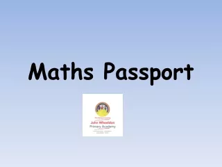 Maths Passport