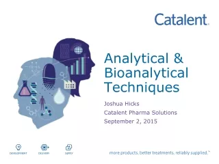 Analytical &amp; Bioanalytical Techniques