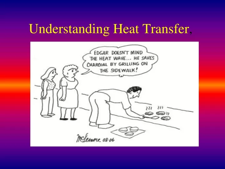 understanding heat transfer