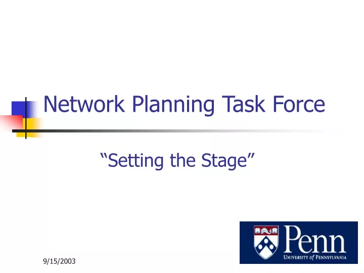 network planning task force