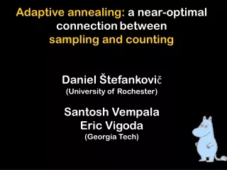 Adaptive annealing:  a near-optimal  connection between  sampling and counting