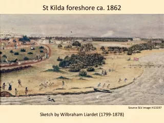 St Kilda foreshore ca. 1862