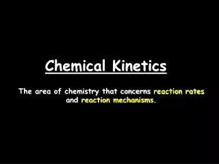 Chemical Kinetics