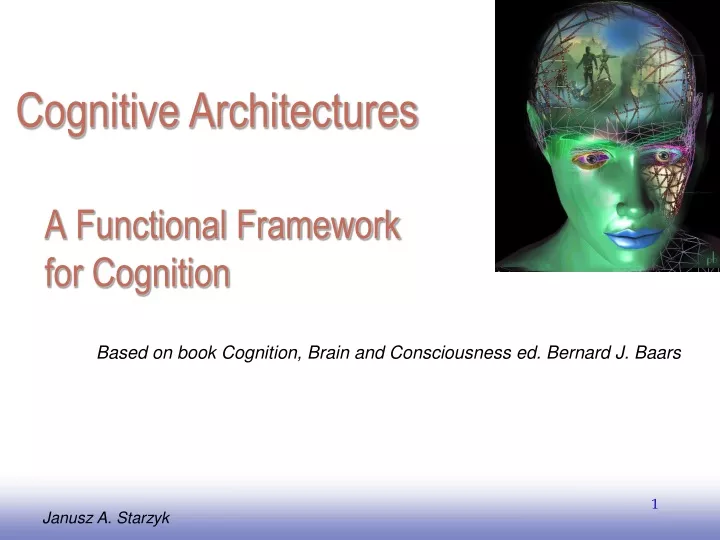 a functional framework for cognition