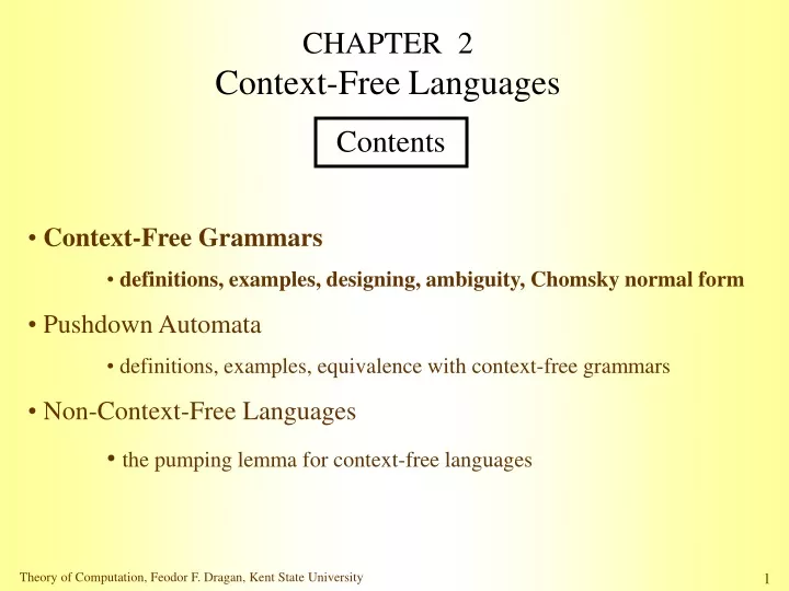 chapter 2 context free languages
