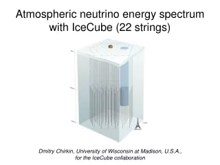 Atmospheric neutrino energy spectrum with IceCube (22 strings)