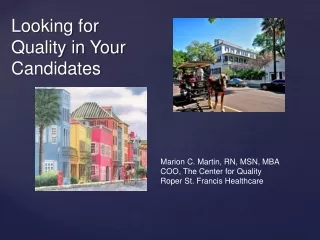 Looking for Quality in Your Candidates