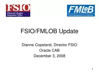 FSIO/FMLOB Update