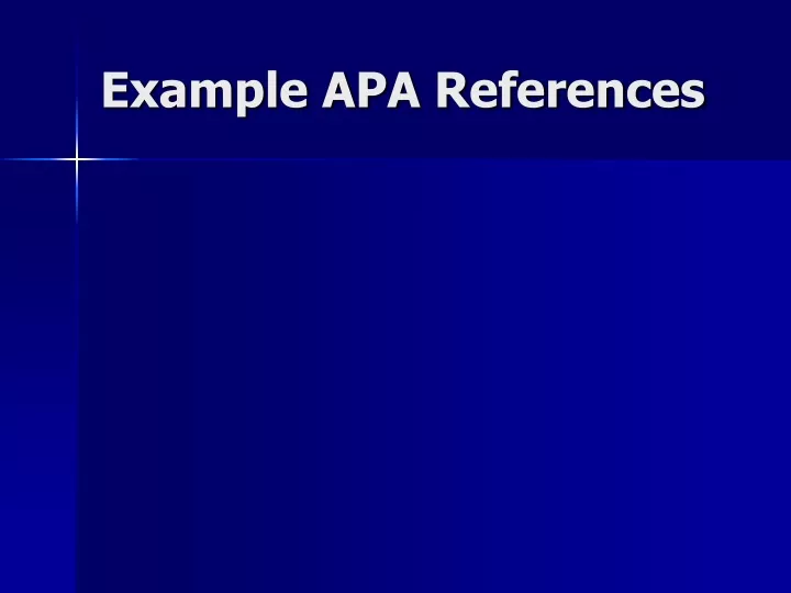 example apa references