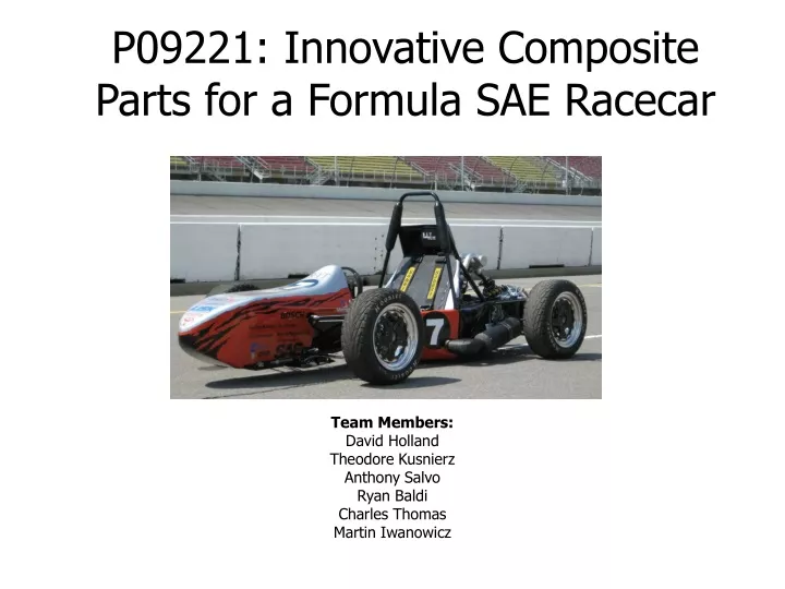 p09221 innovative composite parts for a formula sae racecar