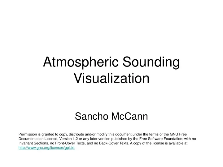 atmospheric sounding visualization
