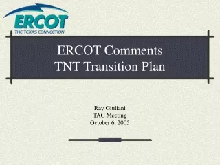 ERCOT Comments TNT Transition Plan